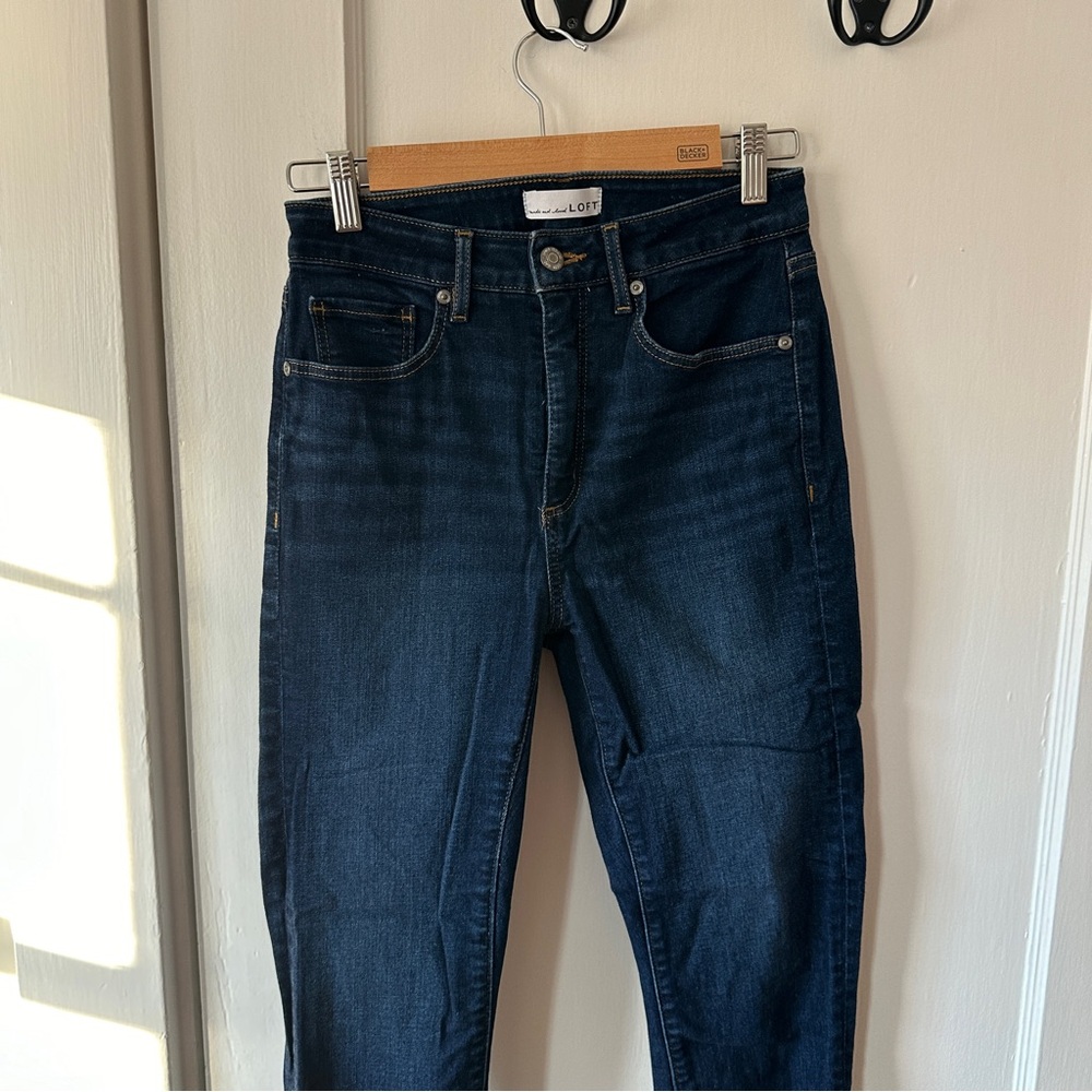 Ann Taylor LOFT the curvy skinny 26/2 Jeans